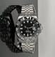 Custom 40mm GMT Diver Bruce Wayne Black Grey Mod Watch with NH34 Automatic