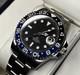Custom 40mm GMT Style Batman Mod Watch with NH34 Automatic Bezel Lumes