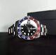 Custom 40mm Pepsi GMT Style Dive Mod Watch with NH34 Automatic Mechanical