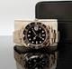 Custom 40mm Root Beer GMT Style Mod Watch Rose Gold Case & Band NH34 Automatic