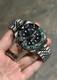 Custom Built GMT NH34 Automatic Black Dial Green Bezel Jubilee 40mm Steel