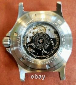 Custom Destro LHD Glycine Combat Sub GMT GL0300 Coffee Tropical Dial & Hands