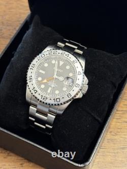 Custom Exp II GMT Mod Black Dial Automatic Watch Custom Build