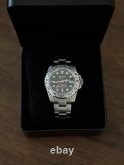Custom Exp II GMT Mod Black Dial Automatic Watch Custom Build