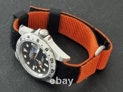 Custom Exp II GMT Mod Black Dial Automatic Watch Custom Build