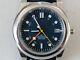 Custom GMT Mod Watch 39.5mm Oyster Case Sapphire 2 Straps Leather Seiko NH34 USA