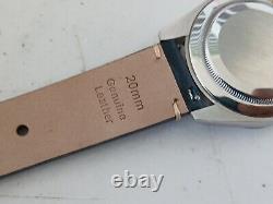 Custom GMT Mod Watch 39.5mm Oyster Case Sapphire 2 Straps Leather Seiko NH34 USA