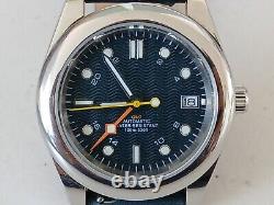 Custom GMT Mod Watch 39.5mm Oyster Case Sapphire 2 Straps Leather Seiko NH34 USA