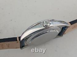 Custom GMT Mod Watch 39.5mm Oyster Case Sapphire 2 Straps Leather Seiko NH34 USA