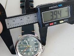 Custom GMT Mod Watch 39.5mm Oyster Case Sapphire 2 Straps Leather Seiko NH34 USA