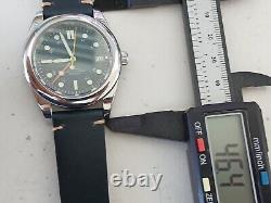 Custom GMT Mod Watch 39.5mm Oyster Case Sapphire 2 Straps Leather Seiko NH34 USA