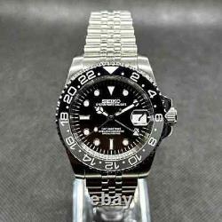 Custom GMT Mod Watch 40MM (Bruce Wayne) Watch Sleeve and Toolkit Included