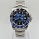 Custom Hand-Built Automatic Watch 40mm Batman Blue Ombre GMT