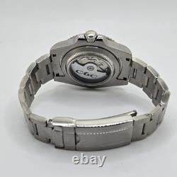 Custom Hand-Built Automatic Watch 40mm Batman Blue Ombre GMT