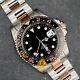 Custom Made 40mm Rose Gold Diver Sub GMT Style Mod Watch with NH34 Movement