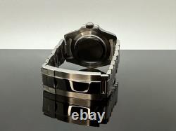 Custom Made Bruce Gray 40mm GMT Style Diver Mod Watch with Automatic Movement