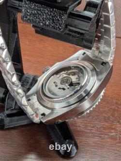 Custom Seikomod Seikmod GMTEIKO Batman Black Dial Sapphire NH34 GMT