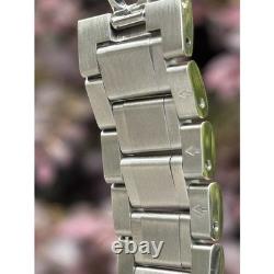 DAMAGED Bezel Custom NH34 Mod Watch Automatic GMT 44mm White Pearl Dial Sapphire