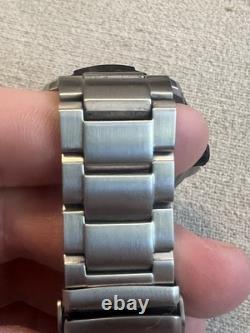 DEFECTIVE Citizen Promaster Eco Drive GMT 44mm Case Stainless with Silve G3D