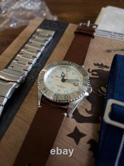 DIY Watch Club DWC-D03 GMT Diver 42mm White Dial Automatic Seiko NH34 Sapphire