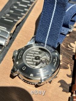 DIY Watch Club DWC-D03 GMT Diver 42mm White Dial Automatic Seiko NH34 Sapphire