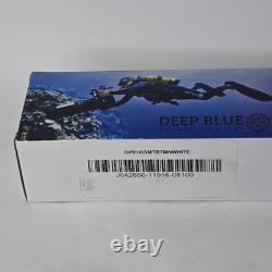 Deep Blue Men's Master 1000 GMT Automatic Watch White Dial 40mm