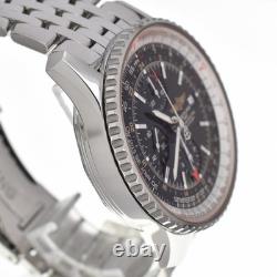 Discount BREITLING Navitimer World A24322 Chronograph Date GMT Men's D#139178