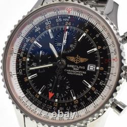 Discount BREITLING Navitimer World A24322 Chronograph Date GMT Men's D#139178