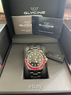 Drop + Glycine Combat Sub GMT Coffee Limited Edition Swiss Made Automatic 42mm