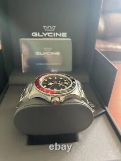 Drop + Glycine Combat Sub GMT Coffee Limited Edition Swiss Made Automatic 42mm