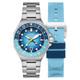 Dumas GMT Automatic Blue/Stainless Steel Blue Dial Wristwatch SP-5119-55