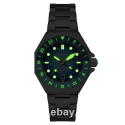 Dumas GMT Automatic Blue/Stainless Steel Blue Dial Wristwatch SP-5119-55