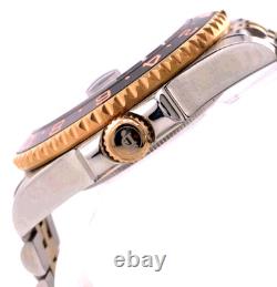 Dwellingham Men's Apollo 40mm GMT Automatic, 904L Steel/Rose Gold, Shark Hand