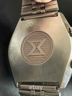 EDOX GEOSCOPE 42 world time GMT Ref. 200170 cal. 2774 1970s