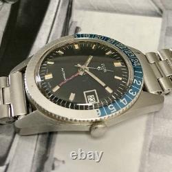 ELGIN Swiss 60s Vintage Rarely Seen GMT Computer Automatic Pilot Watch AS1902/03