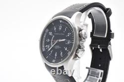 EXC+5 HAMILTON H776152 Khaki Navy GMT Automatic Men's Watch from JAPAN