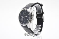 EXC+5 HAMILTON H776152 Khaki Navy GMT Automatic Men's Watch from JAPAN