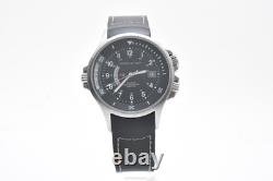 EXC+5 HAMILTON H776152 Khaki Navy GMT Automatic Men's Watch from JAPAN