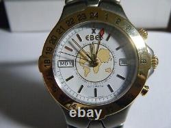 Ebel Sportwave World Time GMT Automatic Men's Watch