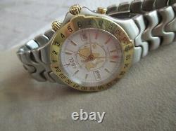 Ebel Sportwave World Time Gmt Automatic Men's Watch E6122641, Swiss