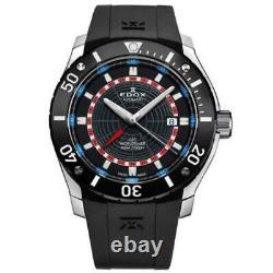 Edox Class 1 Gmt Ed93005-3-nbur Men's Watch