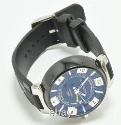 Excellent Louis Vuitton Q113K Tambour GMT Automatic Men's Watch SWISS box paper