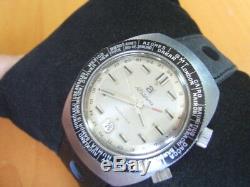 Extrem Rare Atlantic Travelmate Altissimo 24 Hr Dial Worldtime Gmt Alarm 4266