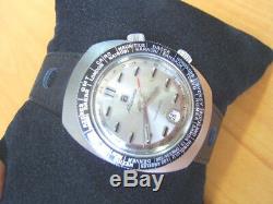 Extrem Rare Atlantic Travelmate Altissimo 24 Hr Dial Worldtime Gmt Alarm 4266