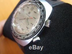 Extrem Rare Atlantic Travelmate Altissimo 24 Hr Dial Worldtime Gmt Alarm 4266