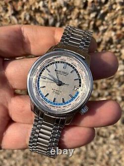 FANTASTIC! 1967/06 Vintage Seiko 6217-7000 world time gmt mens watch 37,5mm