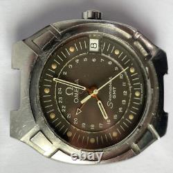 FAULTY OMEGA GMT Seamaster Polaris Watch 396.1122 cal. 1449 mens world time