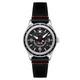 FLYBOY AIRMASTER GMT AUTOMATIC Black / Leather Black Dial Wristwatch AV-4128-0