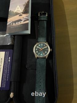 Farer Lander IV (Fourth Gen.) GMT Watch 39.5mm with Sea Green Dial and Strap