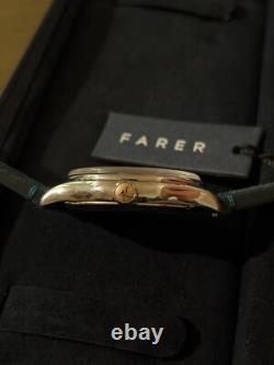 Farer Lander IV (Fourth Gen.) GMT Watch 39.5mm with Sea Green Dial and Strap